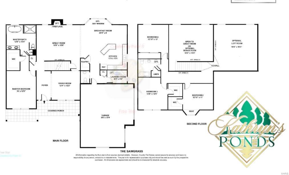 11604 Osanna Ln, Marine, IL 62061 - home floor plan