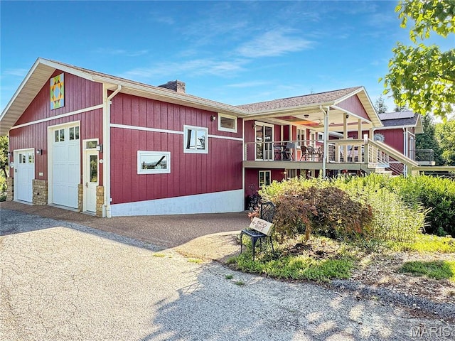 501 4th St W, Hermann, MO 65041 - view of front of home with a chimney