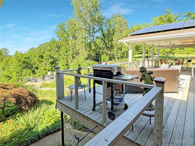 501 4th St W, Hermann, MO 65041 - view of wooden terrace