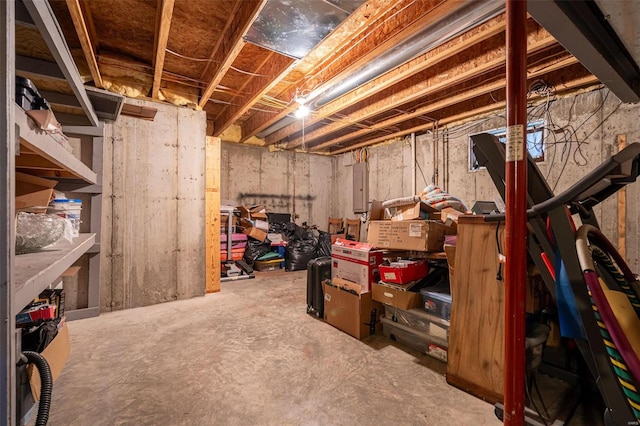 14 Club Ct, Union, MO 63084 - unfinished below grade area with electric panel