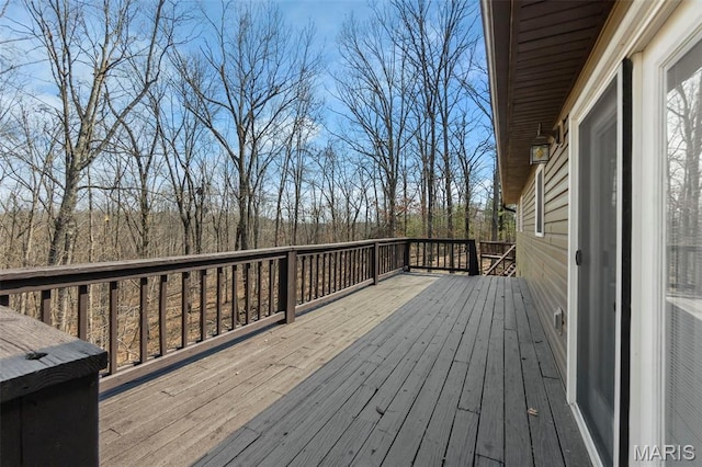 732 Woodridge Ln, Perryville, MO 63775 - view of wooden deck