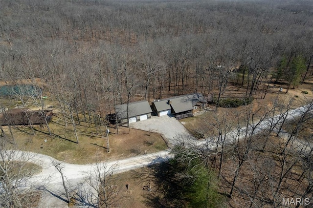 732 Woodridge Ln, Perryville, MO 63775 - view of property location with a heavily wooded area