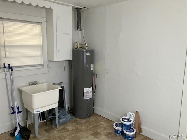 utilities featuring water heater