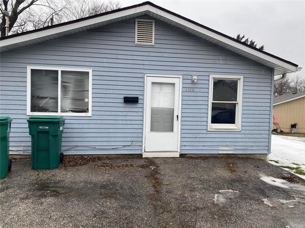 view of rear view of property