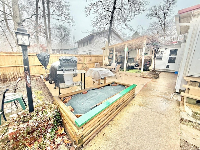 10063 Mockingbird Dr, Holiday Shores, MO 63624 - view of patio / terrace featuring a fenced backyard