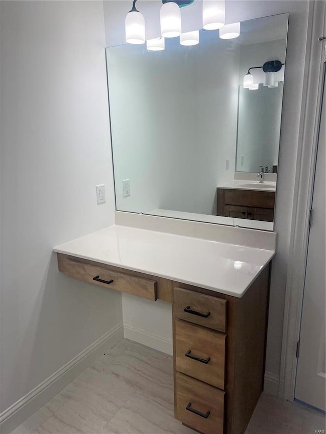 1066 Bloomfield Dr, Eureka, MO 63025 - bathroom with baseboards and vanity