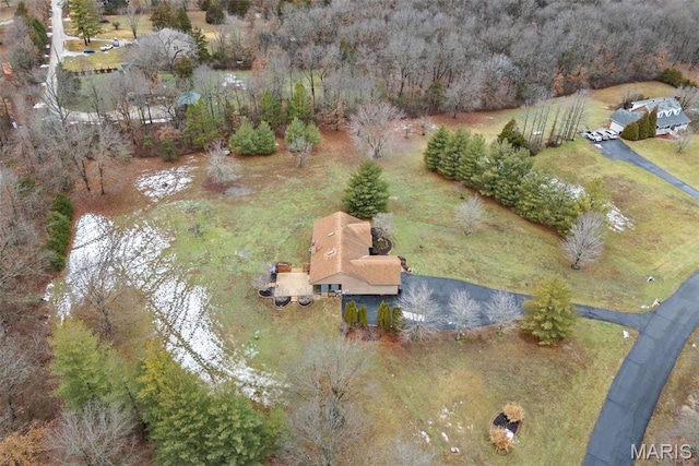 23 Falling Leaf Dr, Lake St Louis, MO 63367 - aerial view of property's location with rural landscape