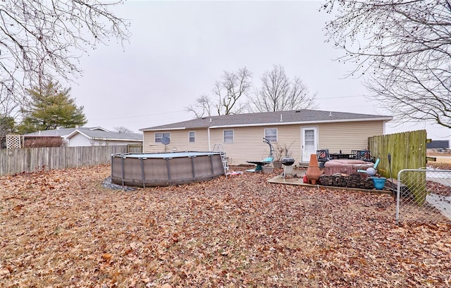 1991 State Highway H, Sikeston, MO 63780 - rear view of property with fence