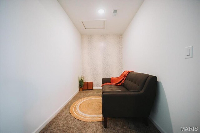 104 Eisenhower Blvd, Troy, IL 62294 - sitting room with carpet flooring and baseboards