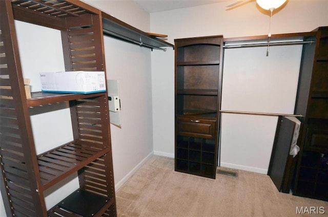 936 Palamino Path, High Ridge, MO 63049 - walk in closet with carpet flooring and ceiling fan