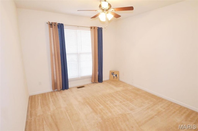 936 Palamino Path, High Ridge, MO 63049 - spare room with ceiling fan, carpet floors, and baseboards