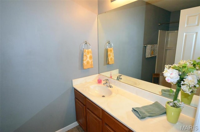 936 Palamino Path, High Ridge, MO 63049 - bathroom featuring vanity and baseboards