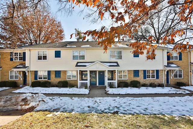 9154 Eager Rd, Saint Louis, MO 63144 - view of front of house featuring brick siding