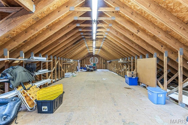 616 W Columbia St, Farmington, MO 63640 - view of unfinished attic