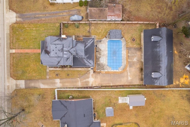 616 W Columbia St, Farmington, MO 63640 - drone / aerial view of a pool