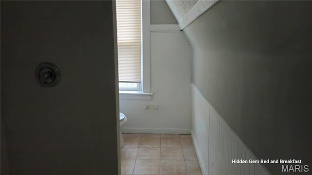 6522 Bartmer, University City, MO 63130 - bathroom with a tile shower and tile patterned floors
