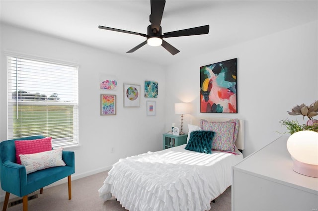 2543 Chukka Dr, Eureka, MO 63025 - carpeted bedroom featuring baseboards and a ceiling fan
