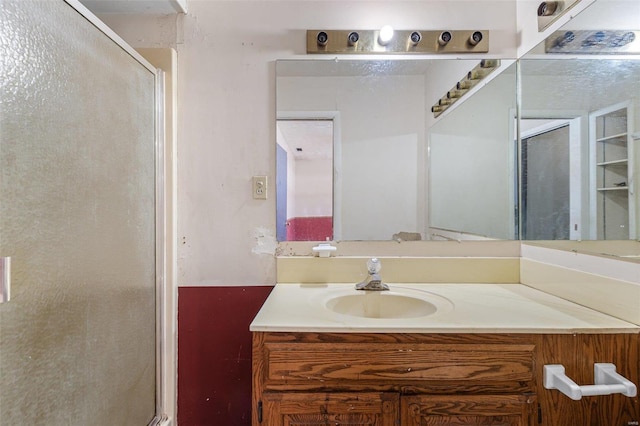 8 Crescent Dr, Viburnum, MO 65566 - bathroom featuring vanity and a shower stall