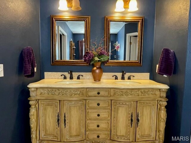 1212 Usher Dr, Ofallon, IL 62269 - bathroom featuring double vanity
