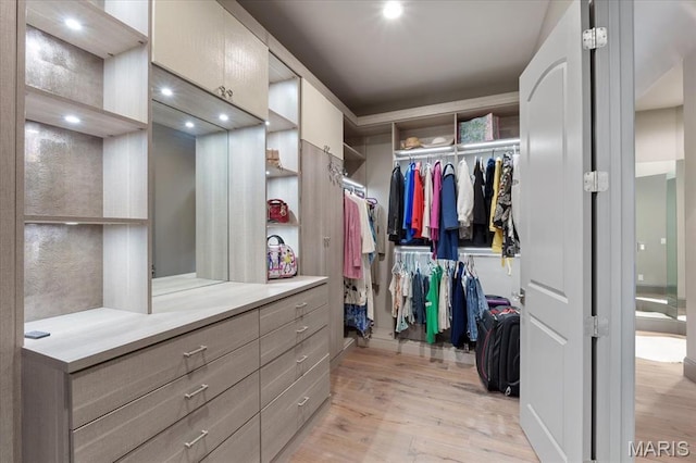 2535 S Lindbergh Blvd, Saint Louis, MO 63131 - walk in closet featuring light wood-type flooring