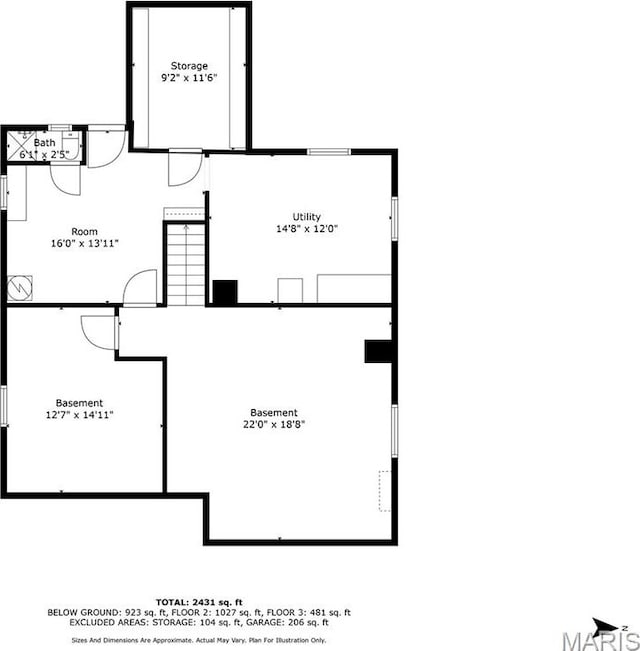 215 Virginia St, Saint Genevieve, MO 63670 - view of property floor plan