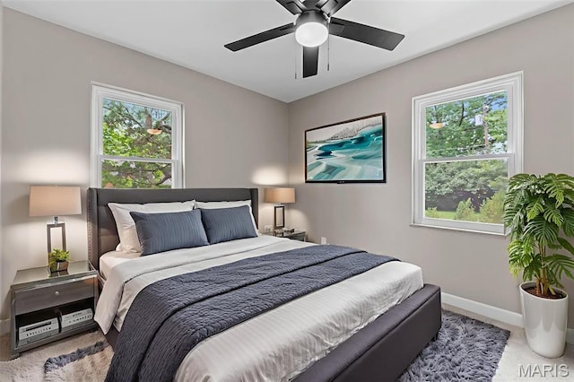 1247 Charlane Ct, Saint Louis, MO 63119 - carpeted bedroom featuring baseboards and ceiling fan