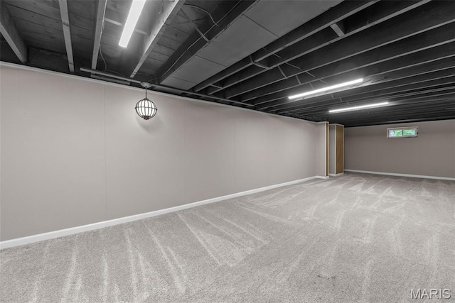 1247 Charlane Ct, Saint Louis, MO 63119 - basement featuring carpet