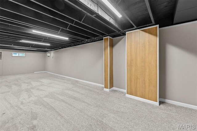 1247 Charlane Ct, Saint Louis, MO 63119 - basement featuring carpet