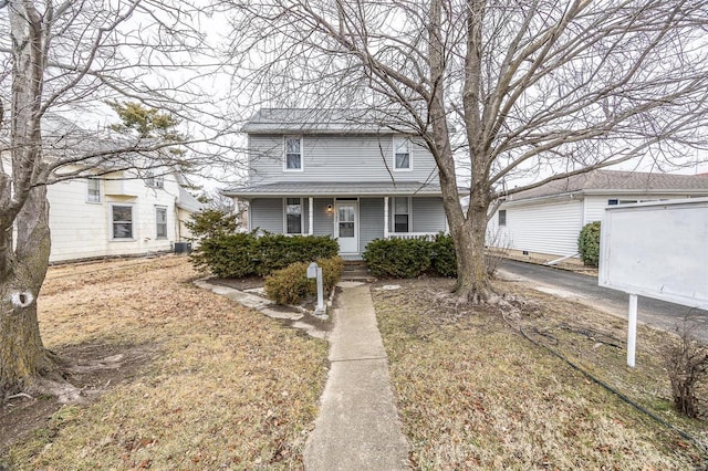342 N Adams Ave, Lebanon, MO 65536 - traditional home featuring a porch and cooling unit