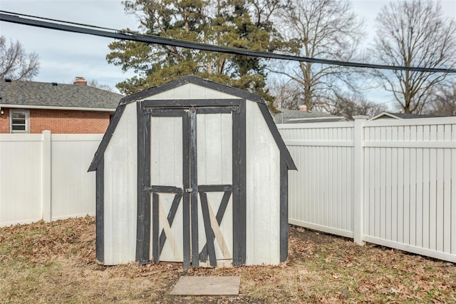 2571 Boyle Ave, Granite City, IL 62040 - view of shed with a fenced backyard