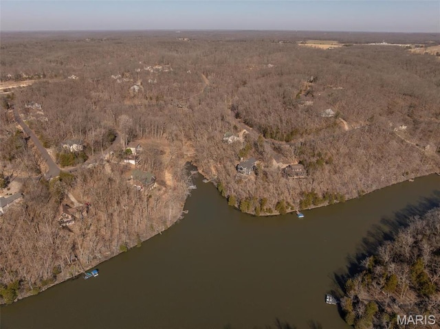 1972 Sugar Hollow Ct, Marthasville, MO 63357 - aerial view of property and surrounding area with a nearby body of water