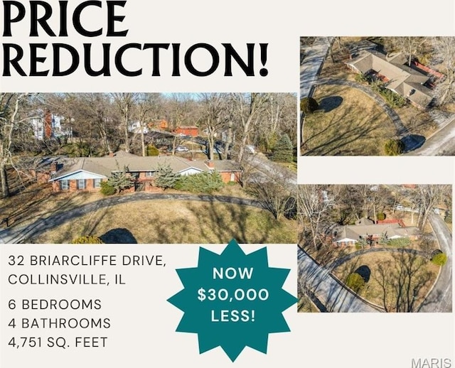 32 Briarcliffe Dr, Collinsville, IL 62234 - view of a document with multiple images
