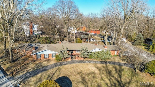 32 Briarcliffe Dr, Collinsville, IL 62234 - aerial view of property and surrounding area