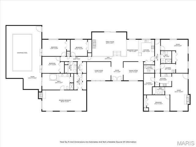 32 Briarcliffe Dr, Collinsville, IL 62234 - view of property floor plan