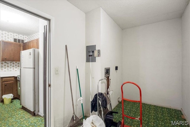 32 Briarcliffe Dr, Collinsville, IL 62234 - interior space with a textured ceiling