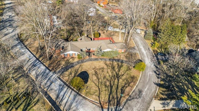 32 Briarcliffe Dr, Collinsville, IL 62234 - view from above of property