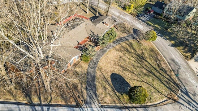 32 Briarcliffe Dr, Collinsville, IL 62234 - view from above of property
