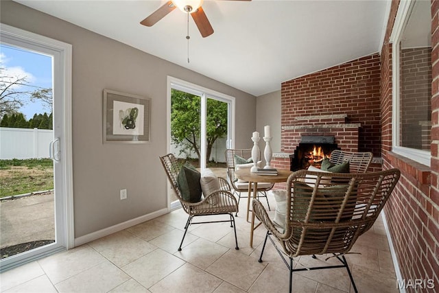 5816 Jamieson Ave, Saint Louis, MO 63109 - sunroom featuring vaulted ceiling