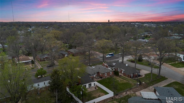 5816 Jamieson Ave, Saint Louis, MO 63109 - aerial view at dusk of a residential view
