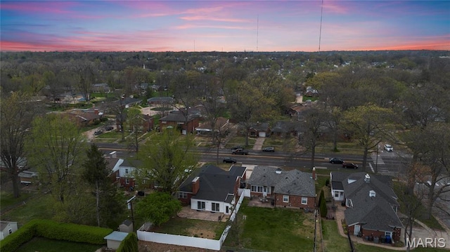 5816 Jamieson Ave, Saint Louis, MO 63109 - aerial view of property's location featuring nearby suburban area