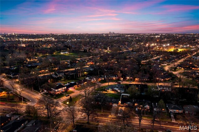 5816 Jamieson Ave, Saint Louis, MO 63109 - view of aerial view at dusk