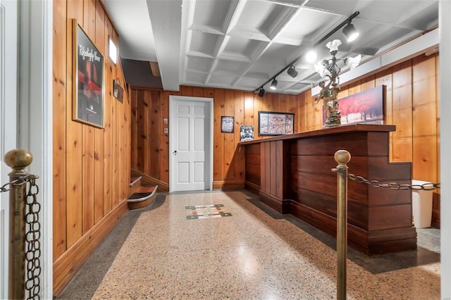 1011 N Ranney St, Sikeston, MO 63801 - reception area with wooden walls