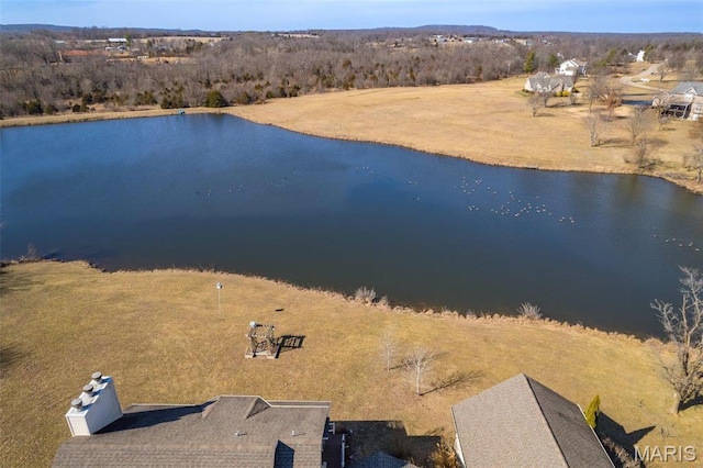 4645 Quail Run Rd, Farmington, MO 63640 - aerial view of a large body of water