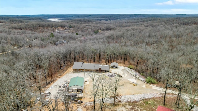 291 Deer Run Acres A, Williamsville, MO 63967 - view from above of property featuring a heavily wooded area