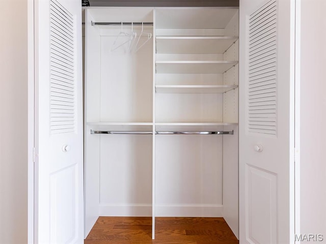 view of closet