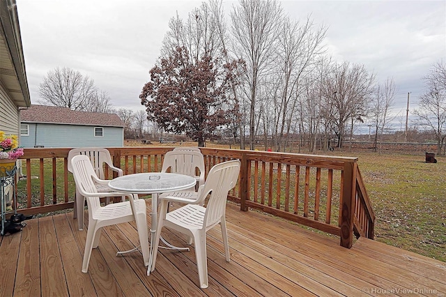 918 Susan St, Dexter, MO 63841 - deck featuring outdoor dining area