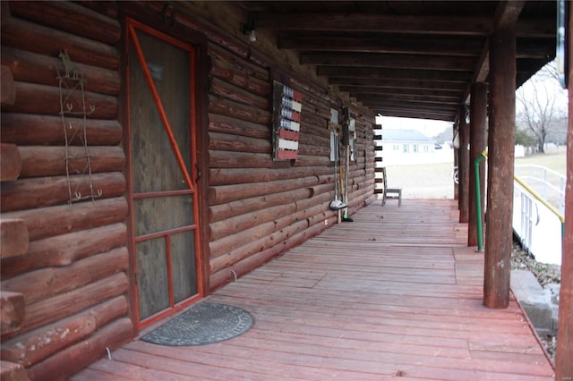 view of deck