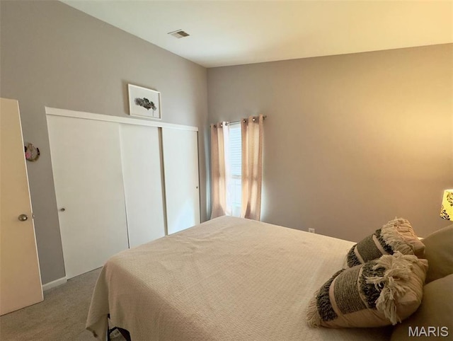 7507 Triwoods Dr Unit J, Saint Louis, MO 63119 - bedroom featuring carpet floors and a closet