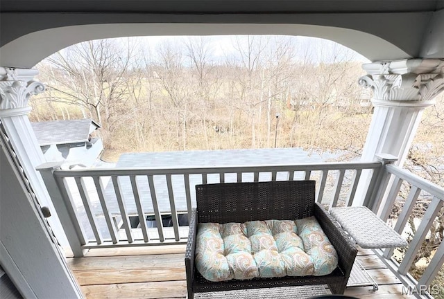 7507 Triwoods Dr Unit J, Saint Louis, MO 63119 - view of wooden terrace