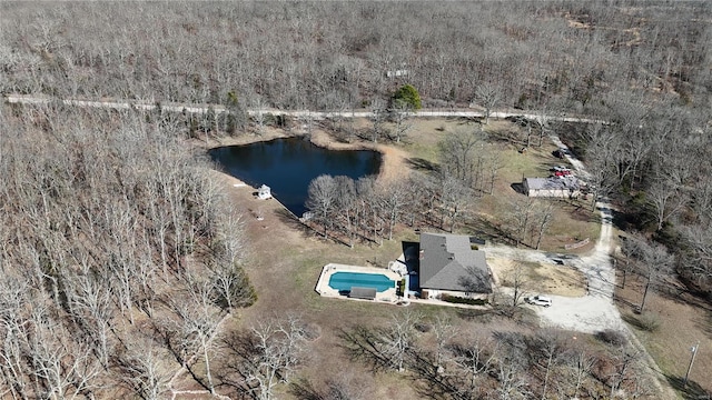 319 County Road 2270, Salem, MO 65560 - view from above of property with a nearby body of water
